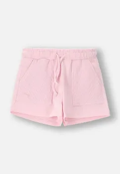Coccodrillo pantaloni scurti culoarea roz, neted, talie reglabila, HOLIDAY SPLASH GIRL KIDS imagine