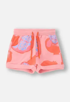 Coccodrillo pantaloni scurti culoarea roz, talie reglabila, TROPICAL STORY GIRL KIDS imagine