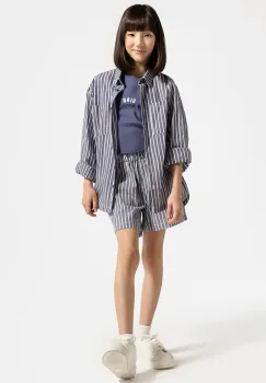 Coccodrillo pantaloni scurti din bumbac cu imprimeu, HOLIDAY SPLASH GIRL JUNIOR imagine