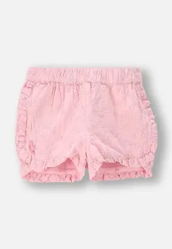 Coccodrillo pantaloni scurti din bumbac pentru bebelusi culoarea roz, cu imprimeu, HOLIDAY SPLASH GIRL NEWBORN imagine
