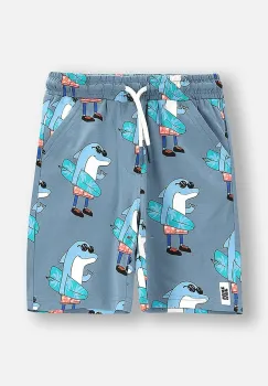 Coccodrillo pantaloni scurti din bumbac pentru copii talie reglabila, HOLIDAY SPLASH BOY KIDS imagine