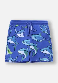Coccodrillo pantaloni scurti din bumbac talie reglabila, IN THE SUN BOY KIDS imagine
