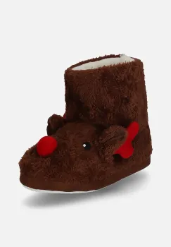 Coccodrillo papuci copii culoarea maro, SHOES UNISEX imagine