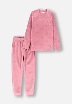 Coccodrillo pijama copii culoarea violet, PYJAMAS imagine