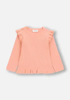 Coccodrillo pulover bebe culoarea portocaliu, light, PASTELOVE GIRL NEWBORN imagine