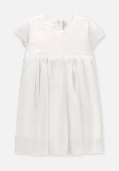 Coccodrillo rochie bebe culoarea alb, mini, drept imagine