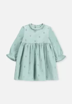 Coccodrillo rochie bebe culoarea verde, mini, evazati imagine