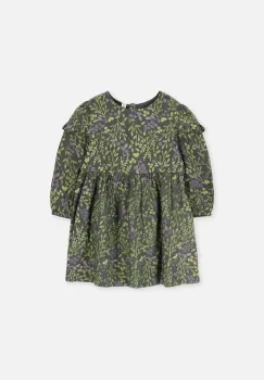 Coccodrillo rochie bebe culoarea verde, mini, evazati imagine