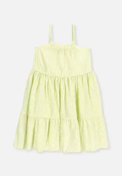 Coccodrillo rochie culoarea bej, mini, evazati imagine