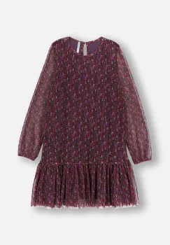 Coccodrillo rochie fete culoarea negru, mini, drept, ACADEMY GIRL JUNIOR imagine