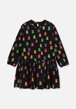 Coccodrillo rochie fete culoarea negru, mini, evazati imagine