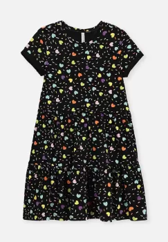 Coccodrillo rochie fete culoarea negru, mini, evazati imagine