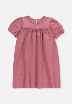 Coccodrillo rochie fete culoarea roz, mini, evazati imagine