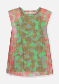 Coccodrillo rochie fete culoarea verde, mini, evazati imagine