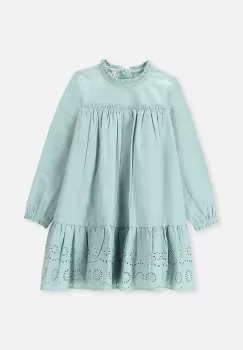 Coccodrillo rochie fete culoarea verde, mini, evazati imagine