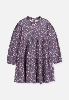 Coccodrillo rochie fete culoarea violet, mini, evazati imagine