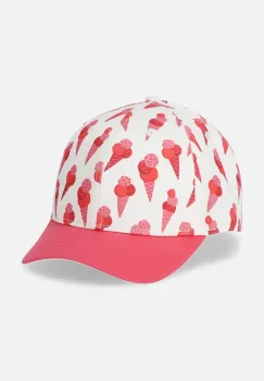 Coccodrillo sapca culoarea alb, cu imprimeu, ACCESSORIES SUMMER GIRL imagine