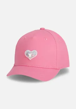 Coccodrillo sapca culoarea violet, neted, ACCESSORIES SUMMER GIRL imagine