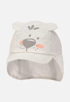 Coccodrillo sapca de baseball pentru copii culoarea bej, cu imprimeu, ACCESSORIES SUMMER BOY imagine