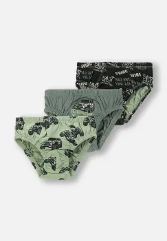 Coccodrillo slip din bumbac pentru copii 3-pack PANTS imagine