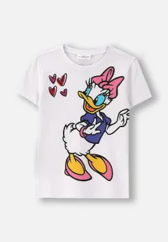 Coccodrillo tricou copii culoarea alb, LICENCE GIRL imagine
