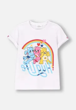 Coccodrillo tricou copii culoarea alb, LICENCE GIRL imagine