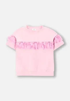 Coccodrillo tricou copii culoarea roz, COSMIC GIRL KIDS imagine