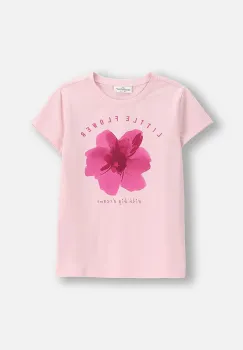 Coccodrillo tricou copii culoarea roz, EVERYDAY GIRL A imagine