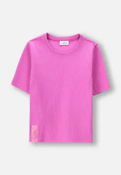 Coccodrillo tricou copii culoarea violet, MAXITROPIC GIRL JUNIOR imagine