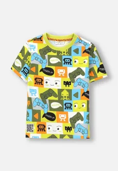 Coccodrillo tricou cu imprimeu, GAMER BOY KIDS imagine