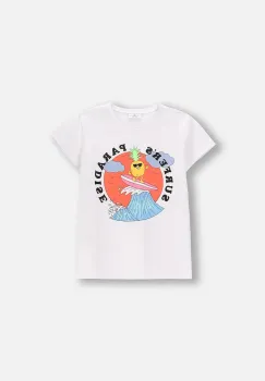 Coccodrillo tricou culoarea alb, EVERYDAY GIRL imagine