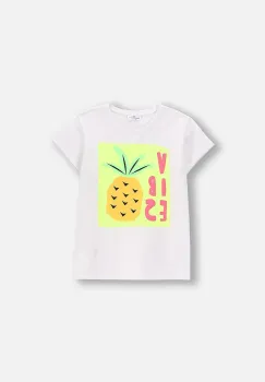 Coccodrillo tricou culoarea alb, EVERYDAY GIRL imagine