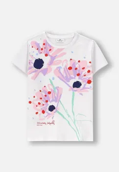 Coccodrillo tricou culoarea alb, EVERYDAY GIRL imagine