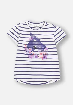 Coccodrillo tricou culoarea alb, HOLIDAY SPLASH GIRL NEWBORN imagine