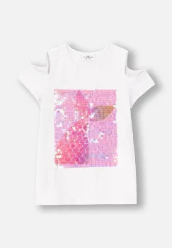 Coccodrillo tricou culoarea alb, INSIDE OCEAN GIRL JUNIOR imagine