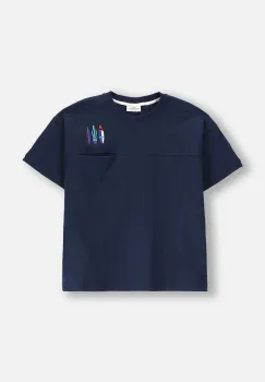 Coccodrillo tricou culoarea bleumarin, HOLIDAY SPLASH BOY JUNIOR imagine
