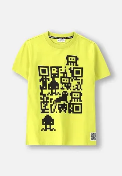 Coccodrillo tricou culoarea verde, cu imprimeu, GAMER BOY JUNIOR imagine