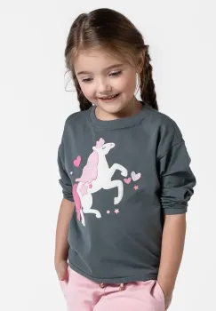 Coccodrillo tricou culoarea verde, NOSTALGIC MEADOW GIRL KIDS imagine