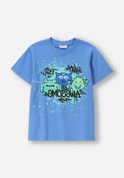Coccodrillo tricou de bumbac pentru copii cu imprimeu, EVERYDAY BOY imagine