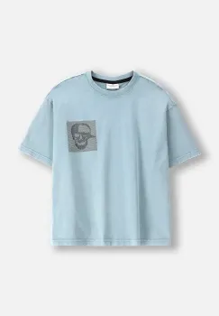 Coccodrillo tricou de bumbac pentru copii cu imprimeu, SAGE TIME BOY JUNIOR imagine