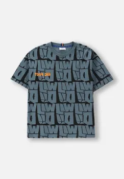 Coccodrillo tricou de bumbac pentru copii cu imprimeu, YETI BOY JUNIOR imagine