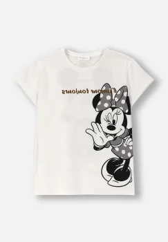 Coccodrillo tricou de bumbac pentru copii culoarea bej, LICENCE GIRL imagine