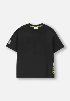 Coccodrillo tricou de bumbac pentru copii culoarea negru, cu imprimeu, GAMER BOY JUNIOR imagine