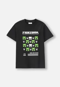 Coccodrillo tricou de bumbac pentru copii culoarea negru, cu imprimeu, LICENCE BOY imagine