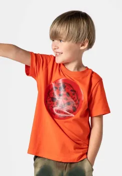 Coccodrillo tricou de bumbac pentru copii culoarea rosu, cu imprimeu, GRUNGE SWAMP BOY KIDS imagine