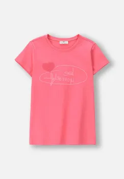 Coccodrillo tricou de bumbac pentru copii culoarea roz, CRAFT PUNK GIRL JUNIOR imagine