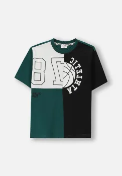 Coccodrillo tricou de bumbac pentru copii culoarea verde, cu imprimeu, ACADEMY BOY JUNIOR imagine