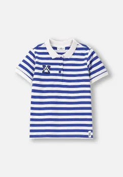 Coccodrillo tricouri polo din bumbac pentru copii cu imprimeu, ACADEMY BOY KIDS imagine