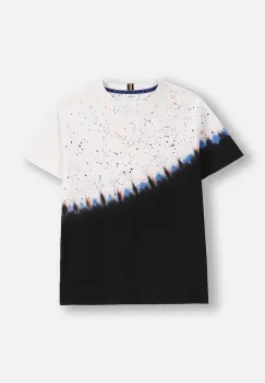 Coccodrillo tricouri polo din bumbac pentru copii culoarea alb, cu imprimeu, YETI BOY JUNIOR imagine