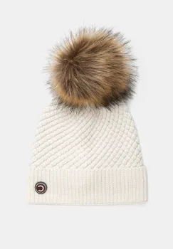Colmar caciula din amestec de lana culoarea bej, din tricot gros, 4854E.3XS imagine